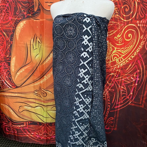 370- Papa We Love You ❤Vancouver Boho Vest & Navy & Silver Wrap - Picture 9 of 11